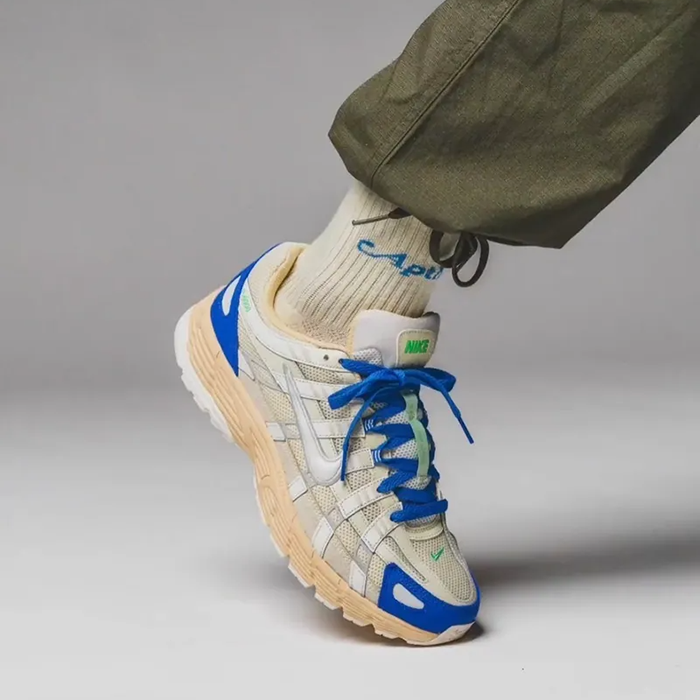 NIKE P-6000 FJ5443-113 復古運動鞋-椰奶藍