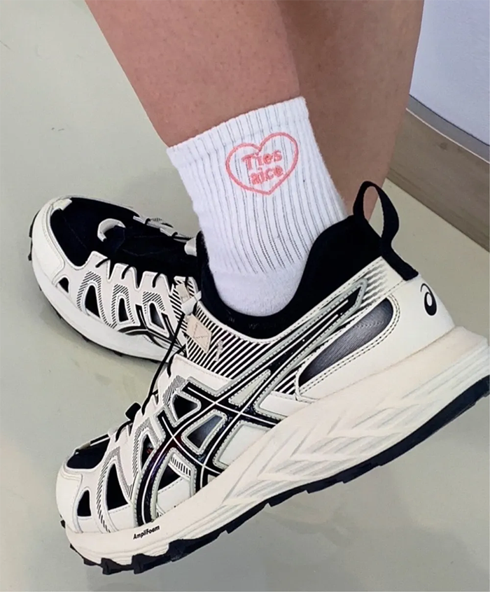 ASICS GEL-SOMOMA SE 防水機能溯溪鞋-黑白