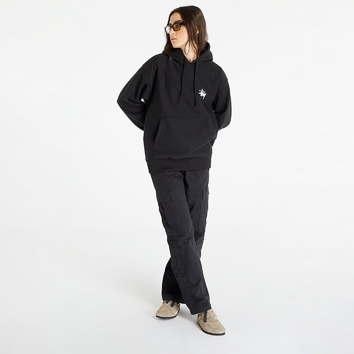 - 全新特價 - STUSSY BASIC FLEECE HOODIE 刷毛連帽上衣 (黑M)