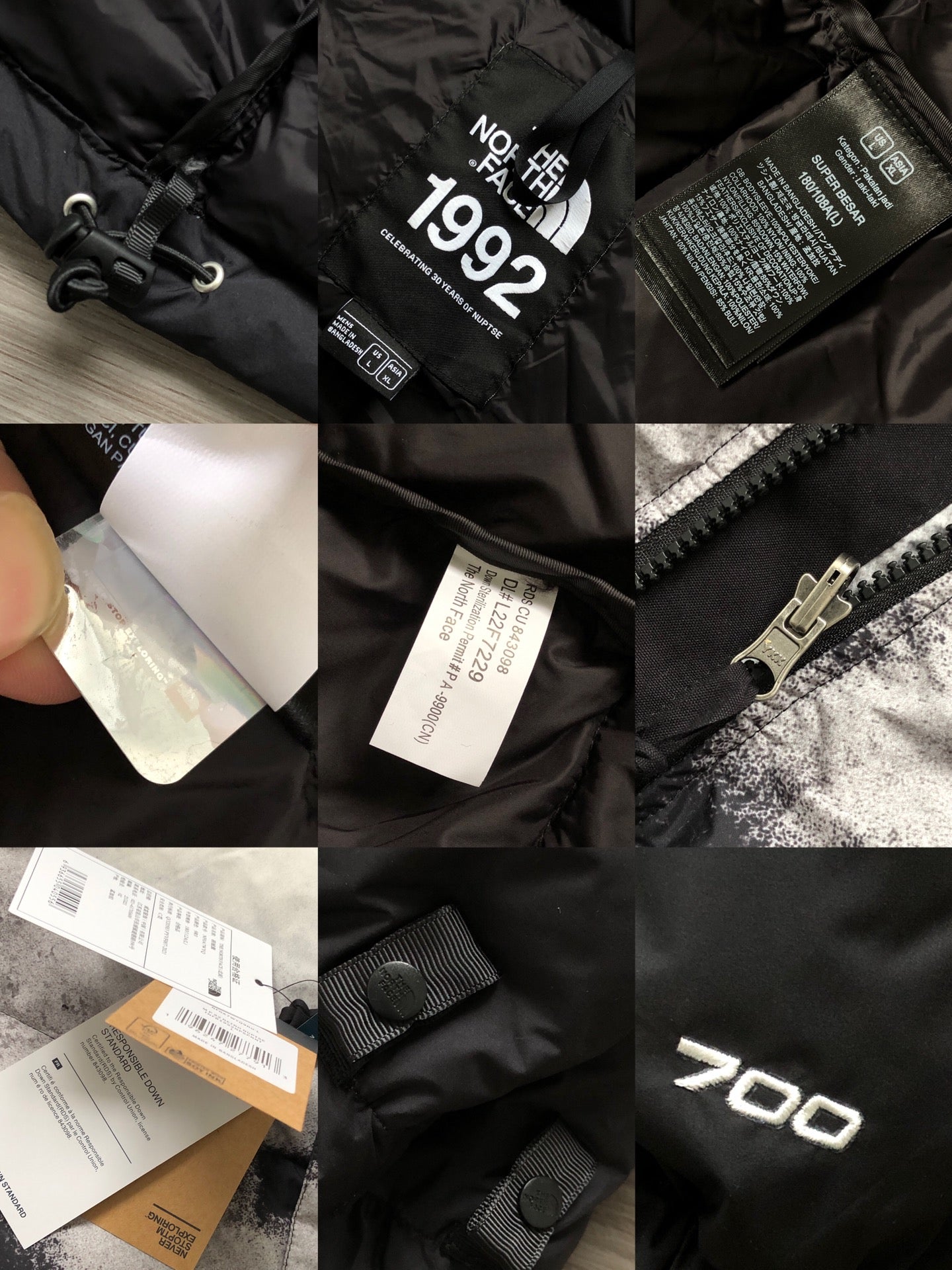 THE NORTH FACE 北臉1992雪花羽絨外套