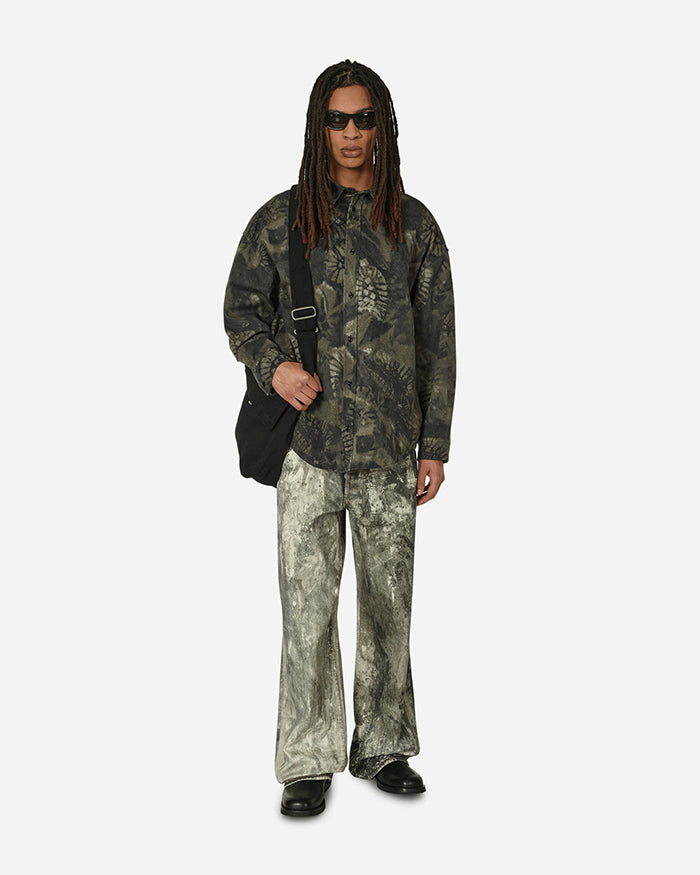 Acne Studio 1981M 染色印花寬鬆牛仔褲