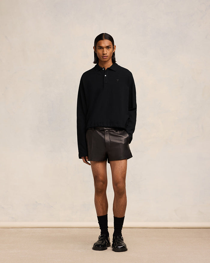 AMI DE COEUR CROPPED POLO 抽繩POLO衫