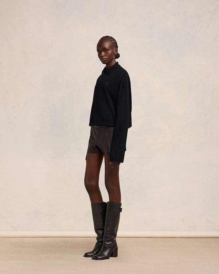 AMI DE COEUR CROPPED POLO 抽繩POLO衫