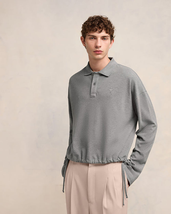 AMI DE COEUR CROPPED POLO 抽繩POLO衫