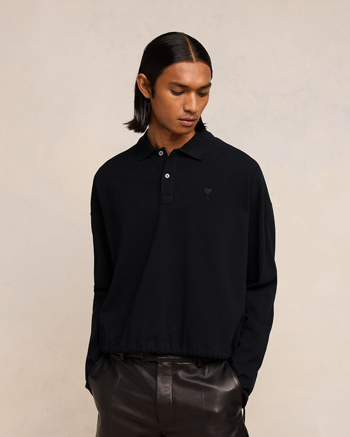 AMI DE COEUR CROPPED POLO 抽繩POLO衫