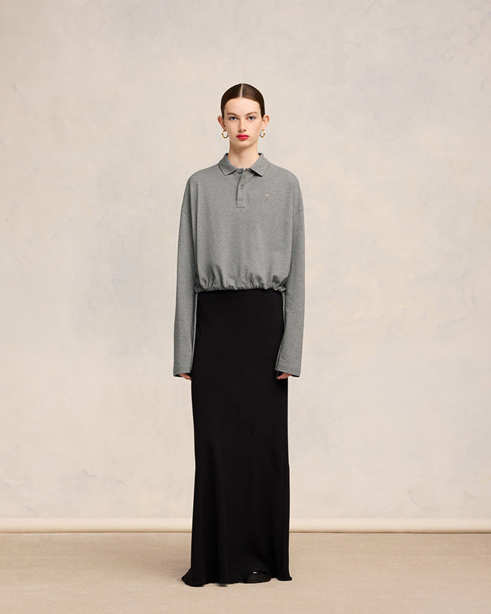 AMI DE COEUR CROPPED POLO 抽繩POLO衫