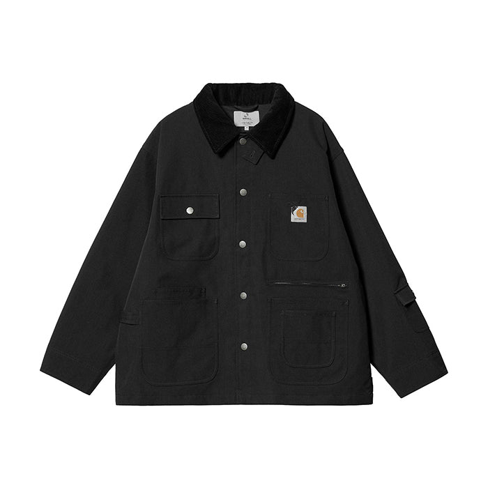- 全新特價 - Carhartt WIP x Invincible Chore Coat 聯名寬版工裝外套 (黑色L)