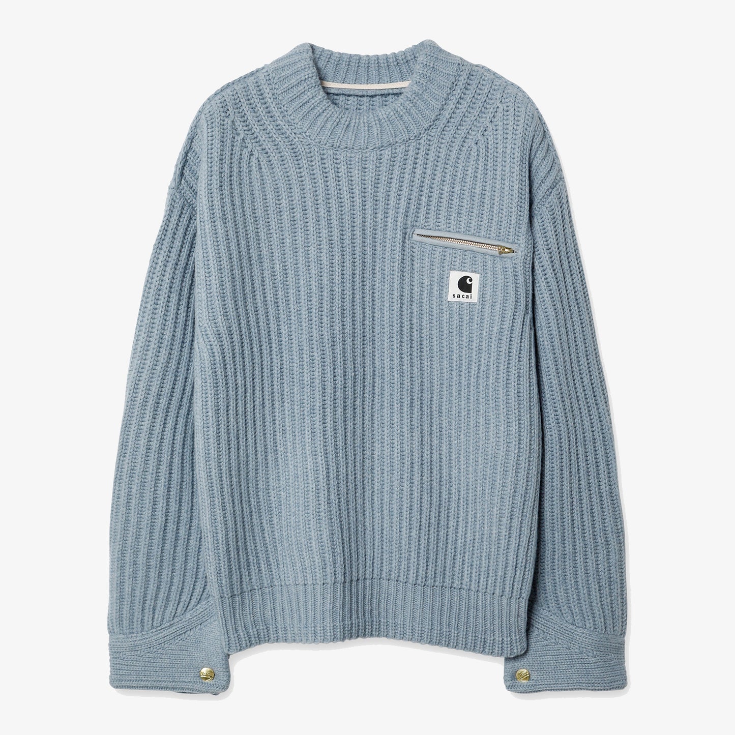 Sacai x Carhartt WIP Knit Detroit Pullover 卡哈特針織毛衣