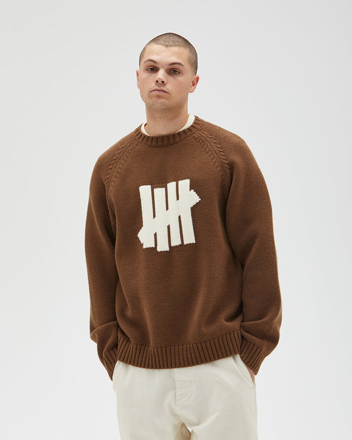 UNDEFEATED 5 Strike Crewneck 撞色線嵌針織衫