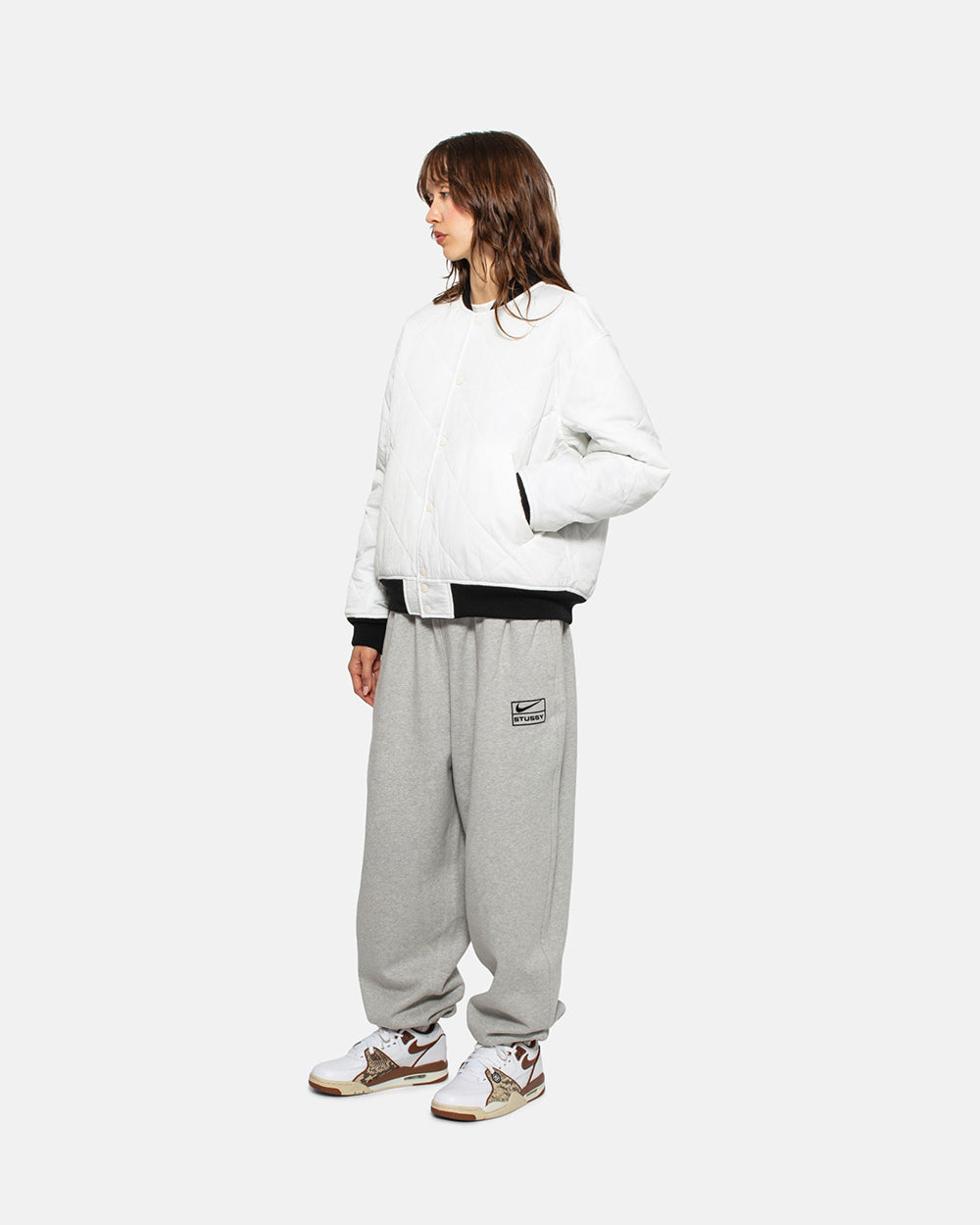 STUSSY x NIKE 聯名雙面穿衍縫鋪棉夾克