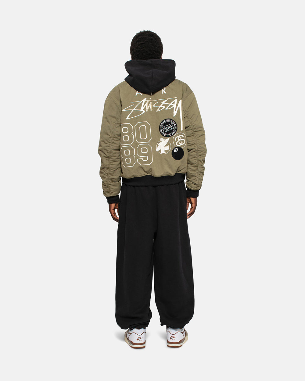 STUSSY x NIKE 聯名雙面穿衍縫鋪棉夾克