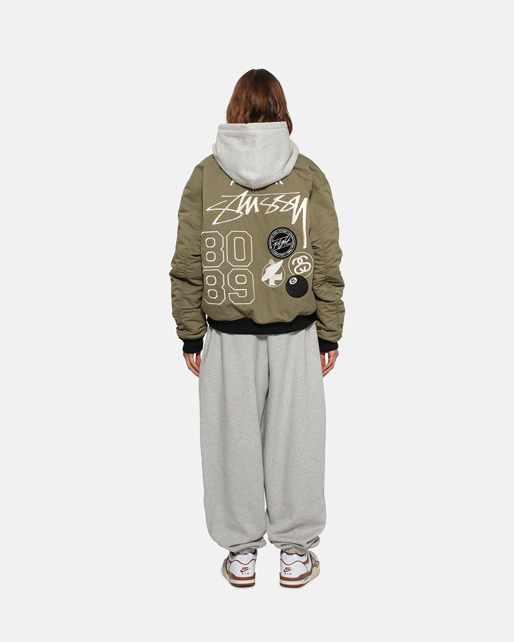 STUSSY x NIKE 聯名雙面穿衍縫鋪棉夾克