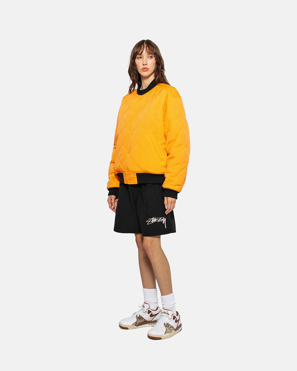 STUSSY x NIKE 聯名雙面穿衍縫鋪棉夾克