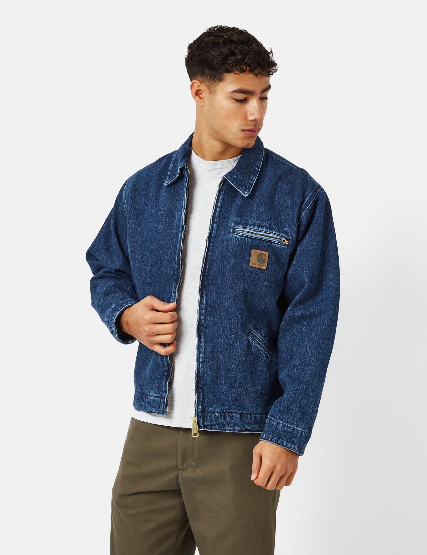 - 全新特價 - Carhartt WIP Rider Jacket 卡哈特做舊水洗牛仔外套 (L碼)