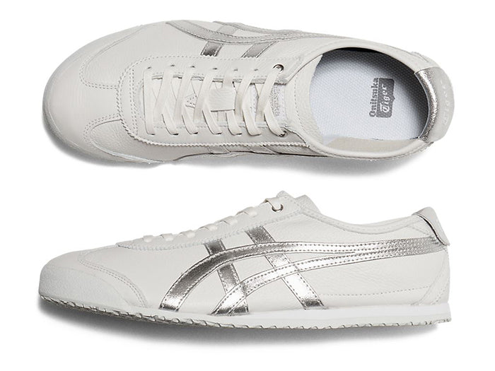 Onitsuka Tiger MEXICO 66 白底銀虎爪紋 D508K-0193
