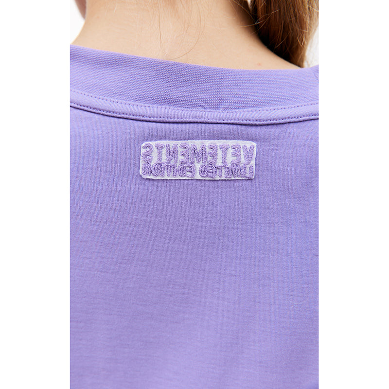 VETEMENTS 反穿設計純色短袖T恤
