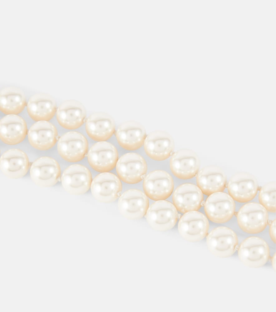 Vivienne Westwood pearl bracelet 三層珍珠手鍊