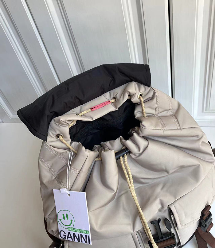 GANNI Tech Multi-Pocket Recycled Backpack 多功能後背包