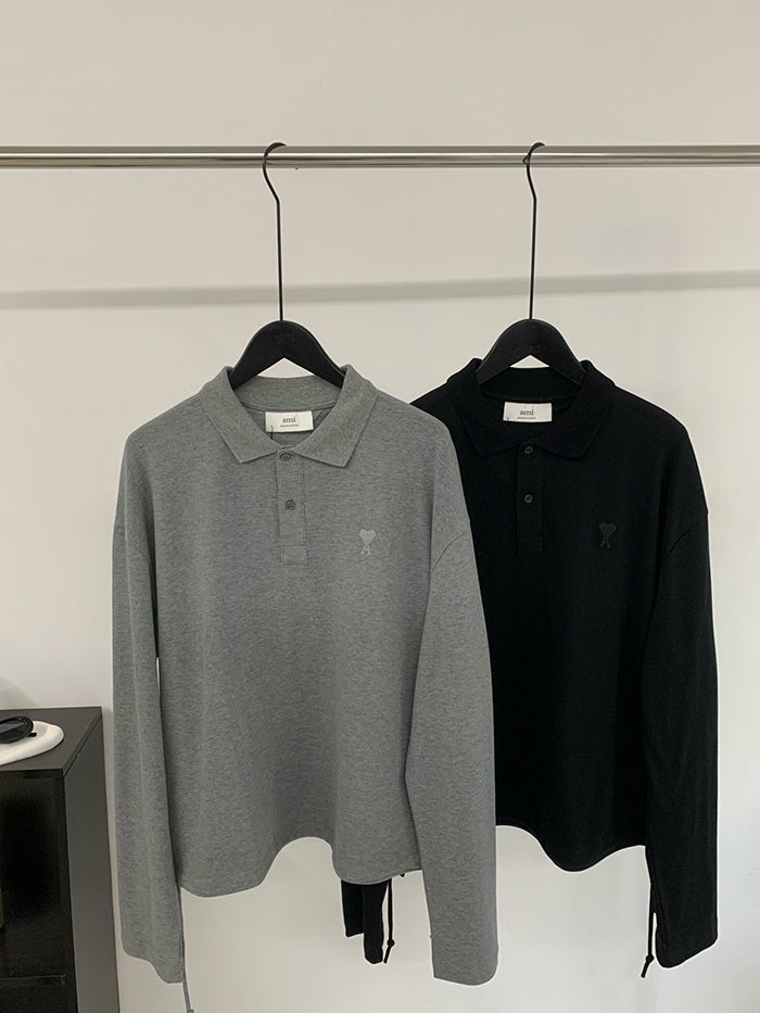 AMI DE COEUR CROPPED POLO 抽繩POLO衫