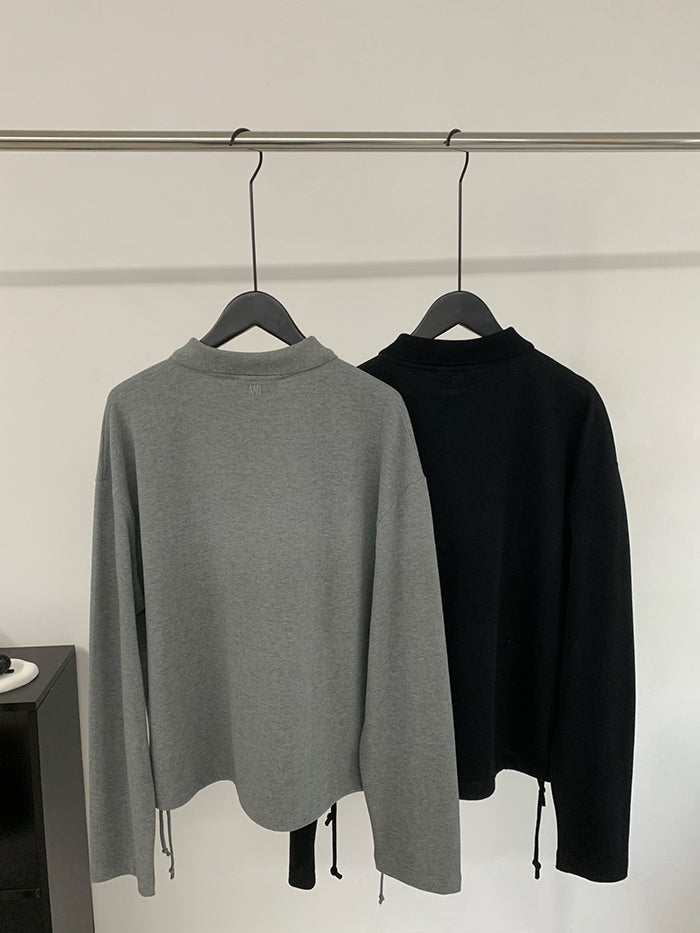AMI DE COEUR CROPPED POLO 抽繩POLO衫