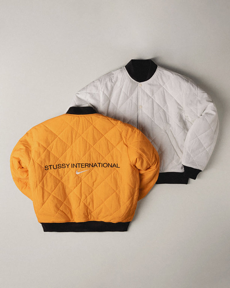 STUSSY x NIKE 聯名雙面穿衍縫鋪棉夾克