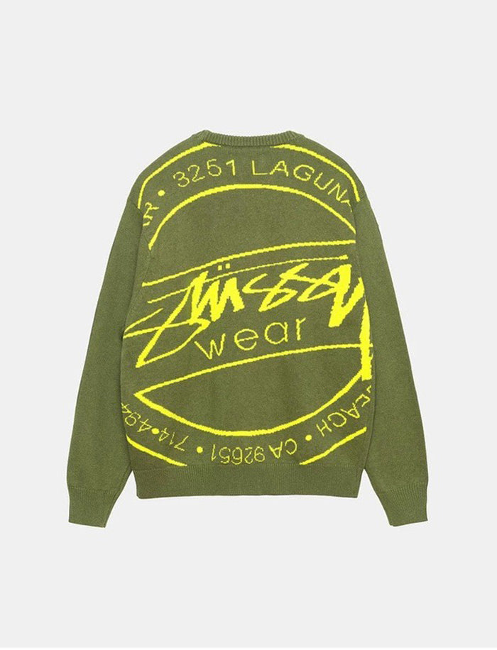 STUSSY LAGUNA ICON 線嵌針織上衣
