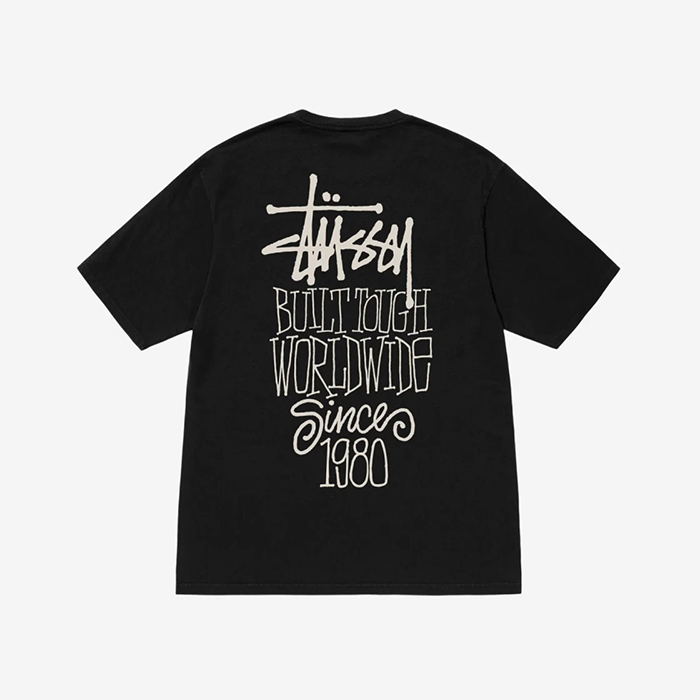 STUSSY 假日系列印花短袖T恤