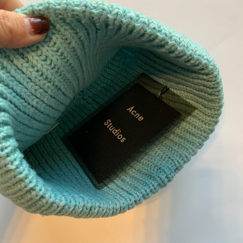 ACNE STUDIOS 刺繡徽標針織毛帽 - VANASH