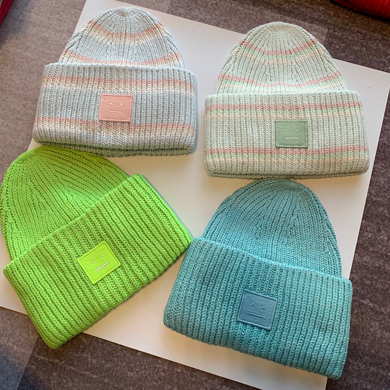 ACNE STUDIOS 刺繡徽標針織毛帽 - VANASH