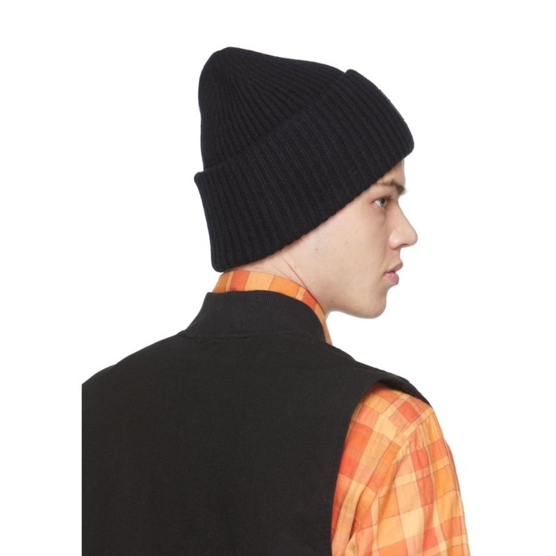 ACNE STUDIOS 刺繡徽標針織毛帽 - VANASH
