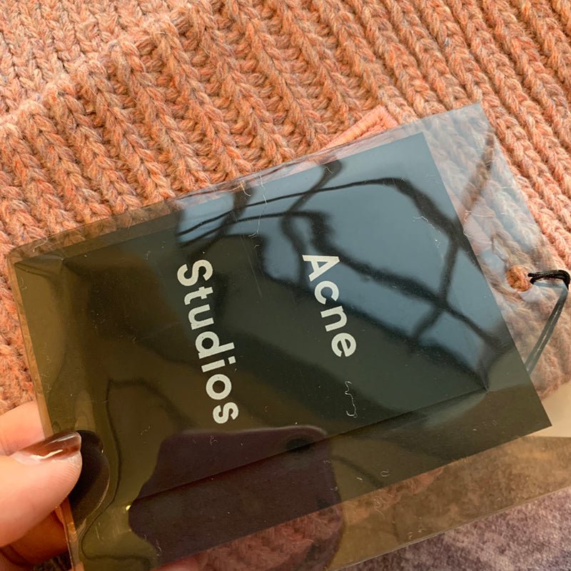 ACNE STUDIOS 刺繡徽標針織毛帽 - VANASH
