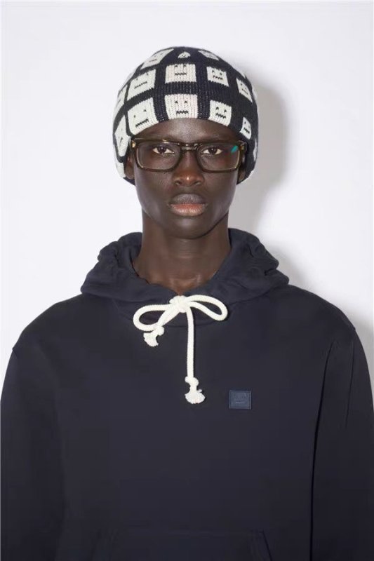Acne Studios 撞色表情針織毛帽 - VANASH