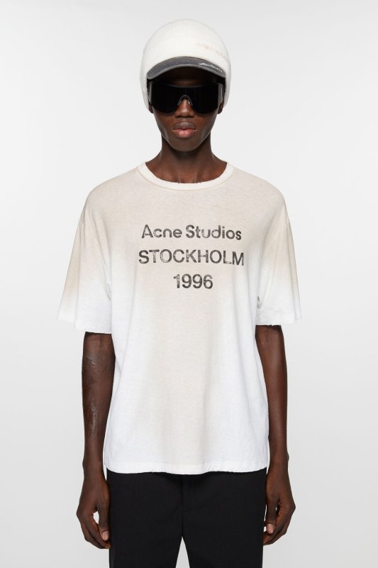 Acne Studios 復古破損做舊短袖T恤 - VANASH