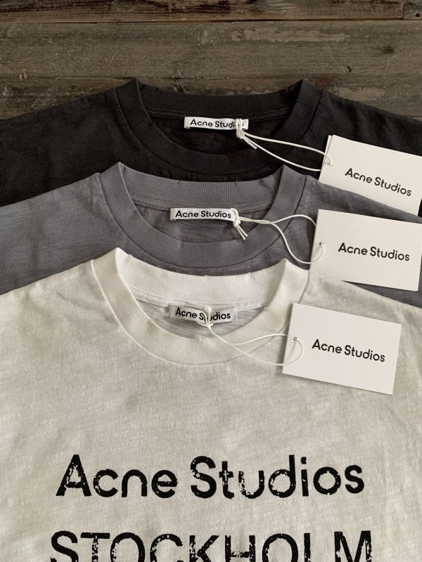 Acne Studios 復古破損做舊短袖T恤 - VANASH