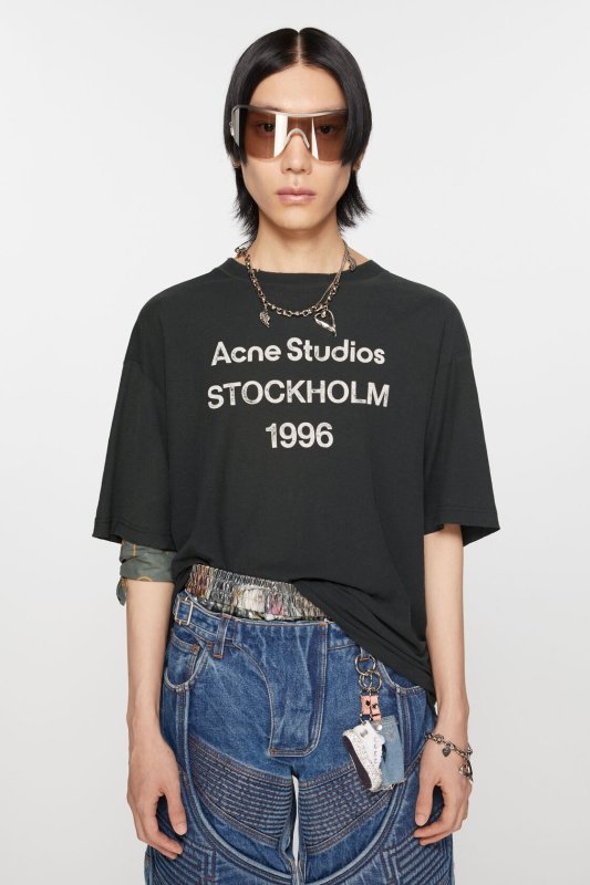 Acne Studios 復古破損做舊短袖T恤 - VANASH