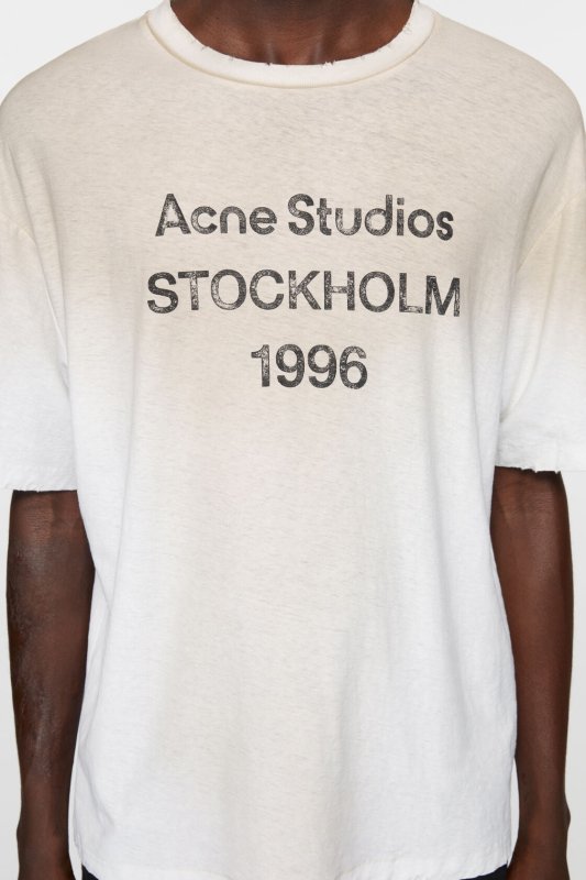 Acne Studios 復古破損做舊短袖T恤 - VANASH