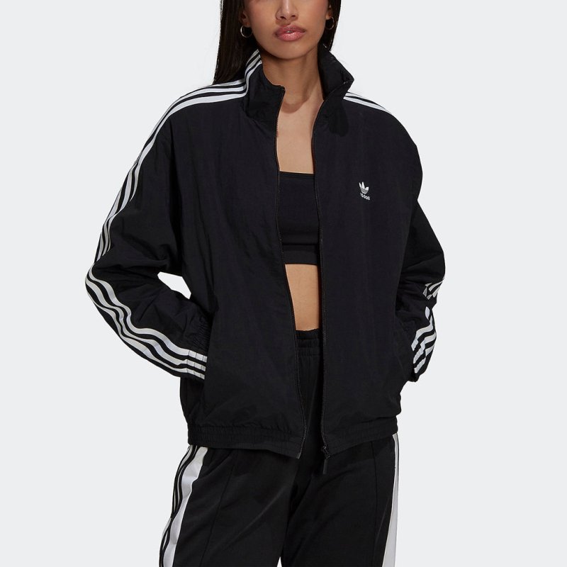 ADIDAS ORIGINALS 三葉草拉鍊立領外套 H41390 - VANASH
