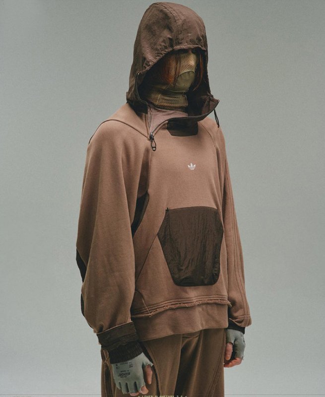 ADIDAS ORIGINALS x HAMCUS 不規則結構式衛衣 - VANASH