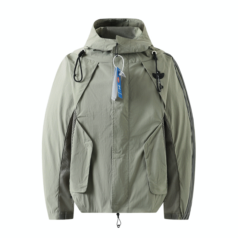 ADIDAS x HAMCUS 愛迪達聯名 結構連帽風衣外套 - VANASH