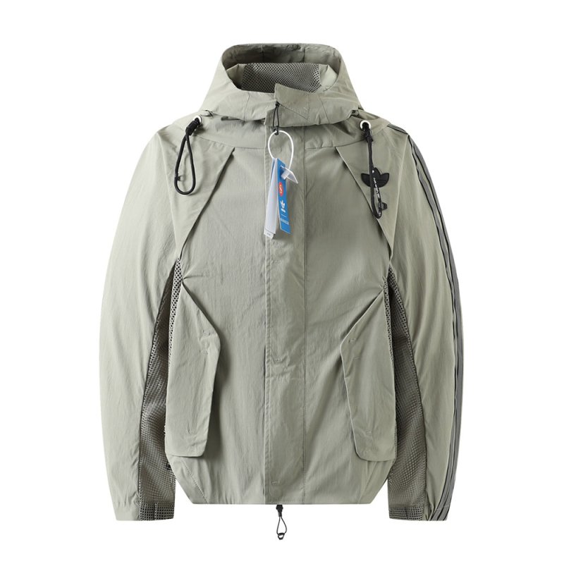 ADIDAS x HAMCUS 愛迪達聯名 結構連帽風衣外套 - VANASH