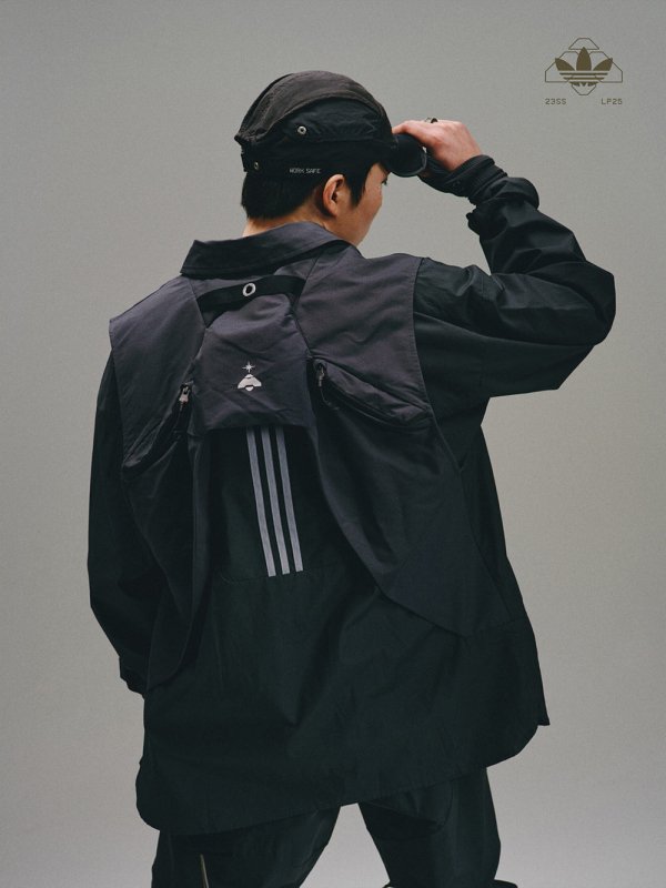 ADIDAS x HAMCUS 愛迪達聯名 結構連帽風衣外套 - VANASH