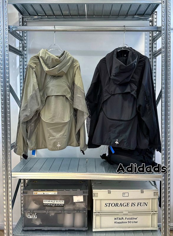 ADIDAS x HAMCUS 愛迪達聯名 結構連帽風衣外套 - VANASH