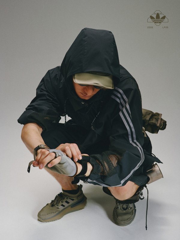 ADIDAS x HAMCUS 愛迪達聯名 結構連帽風衣外套 - VANASH