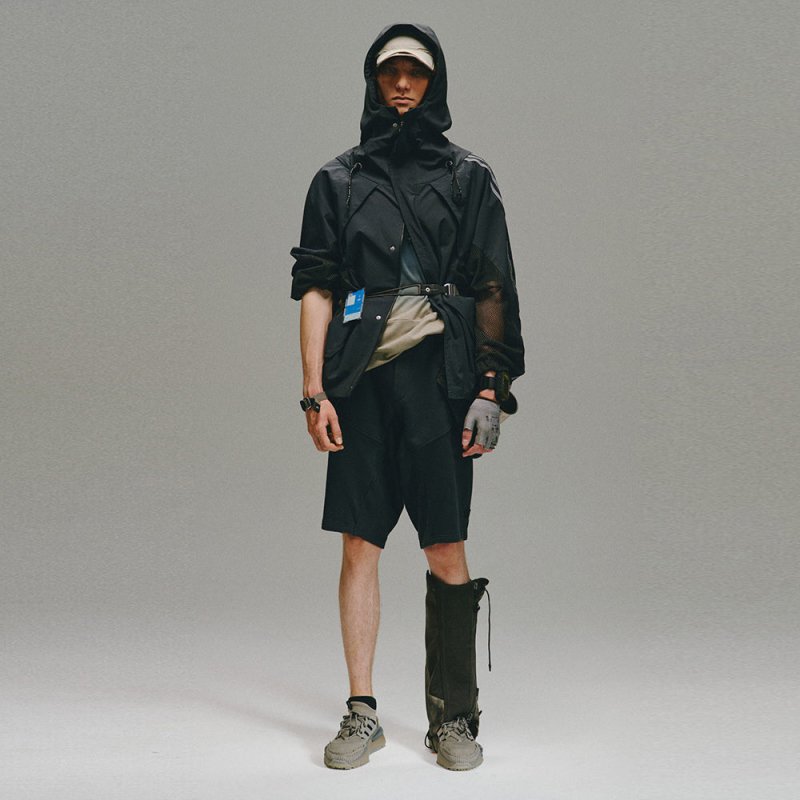 ADIDAS x HAMCUS 愛迪達聯名 結構連帽風衣外套 - VANASH