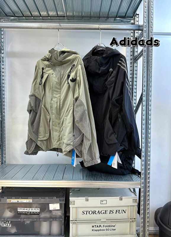 ADIDAS x HAMCUS 愛迪達聯名 結構連帽風衣外套 - VANASH