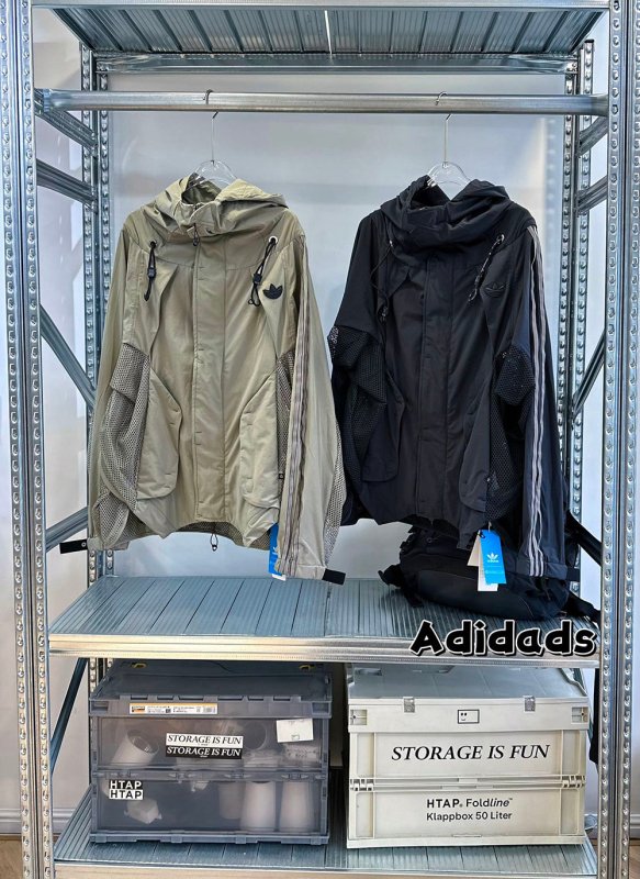 ADIDAS x HAMCUS 愛迪達聯名 結構連帽風衣外套 - VANASH