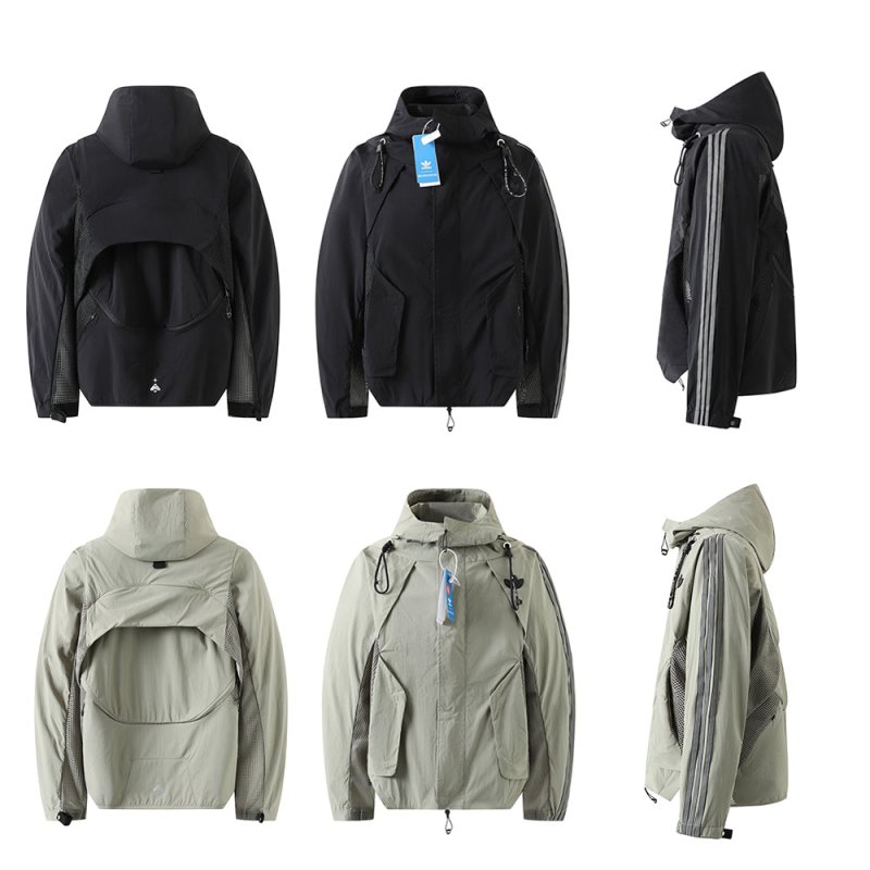 ADIDAS x HAMCUS 愛迪達聯名 結構連帽風衣外套 - VANASH