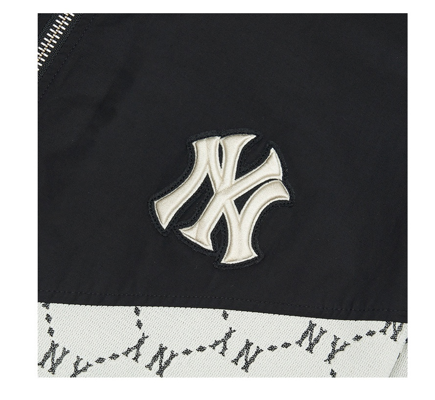 韓國MLB連帽防風外套 MONOGRAM系列風衣