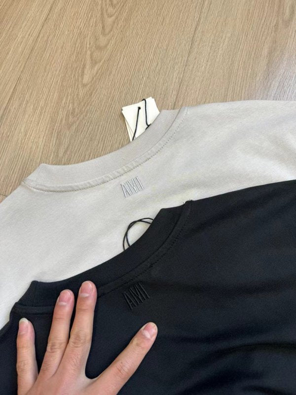 AMI PARIS 立體浮雕LOGO短袖T恤 - VANASH