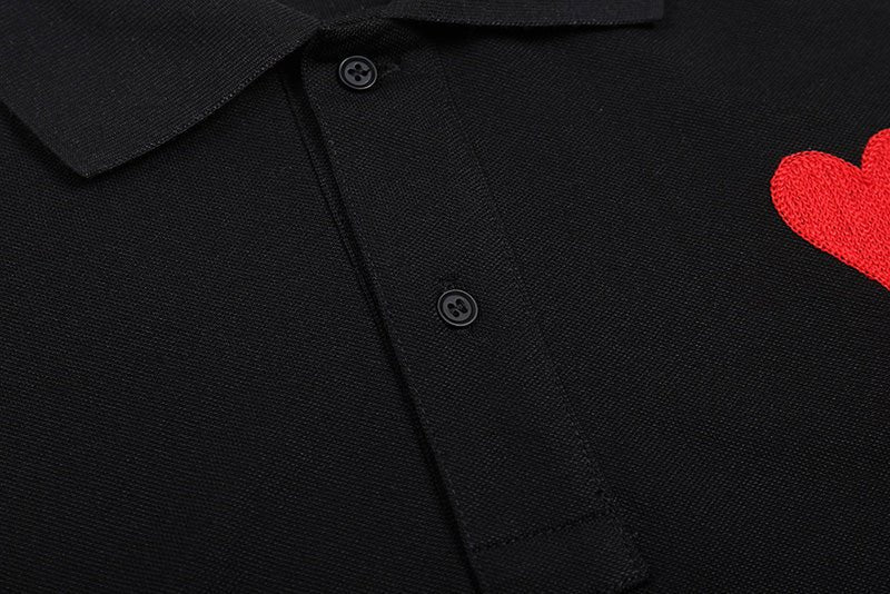 AMI PARIS 大愛心刺繡POLO衫 - VANASH